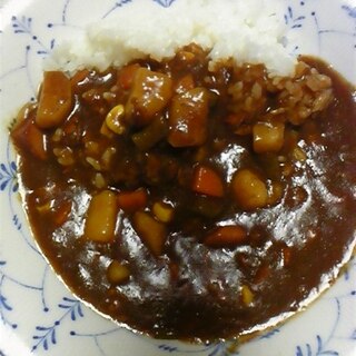 色々入ったカレー